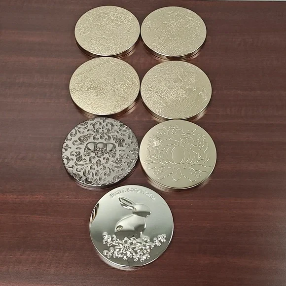 Bath & Body Works White Barn Specialty Decorative 3 Wick Candle LIDS - Lot of 22 - Picture 3 of 7